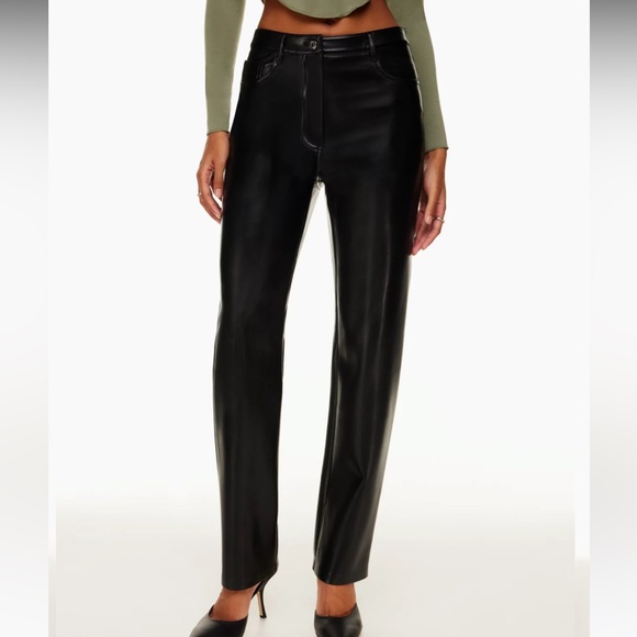Aritzia Melina Vegan Leather Pants - Picture 2 of 5